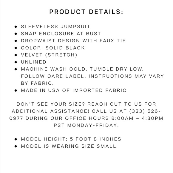 Veronica M Velvet Jumpsuit - Picture 3 of 5